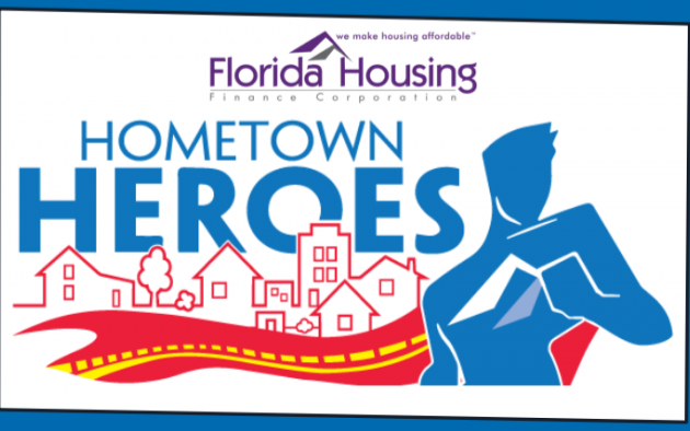 Logo for hometown heroes program