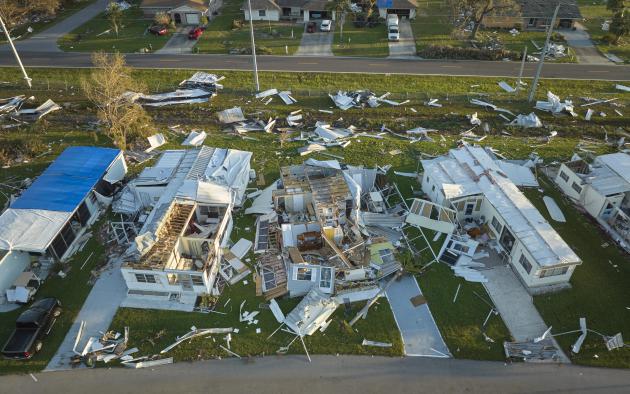homes destroyed by Hurricane in Florida