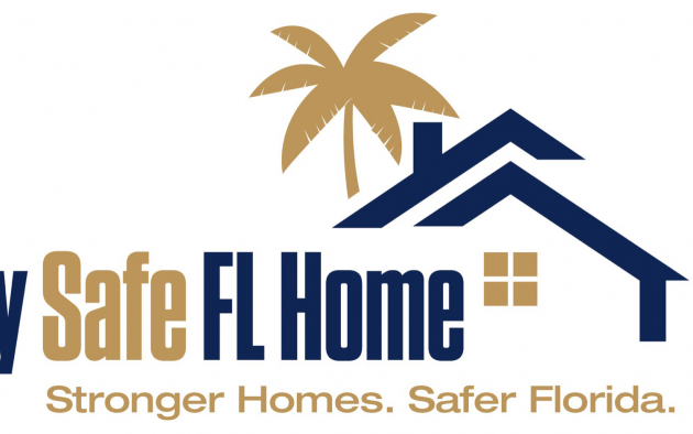 Logo that says My Safe Florida Home, Stronger Homes. Safer Florida