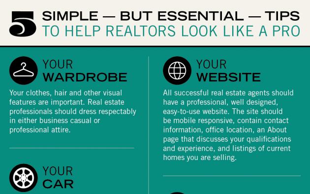 Look like a pro infographic