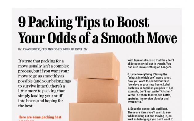 9 Packing Tips to Boost Your Odds of a Smooth Move 