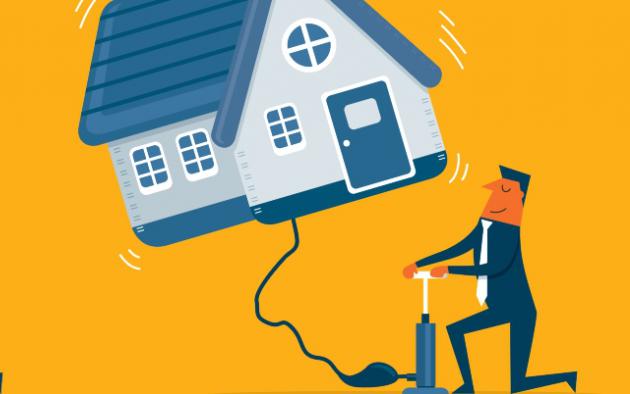 house marketing illustration