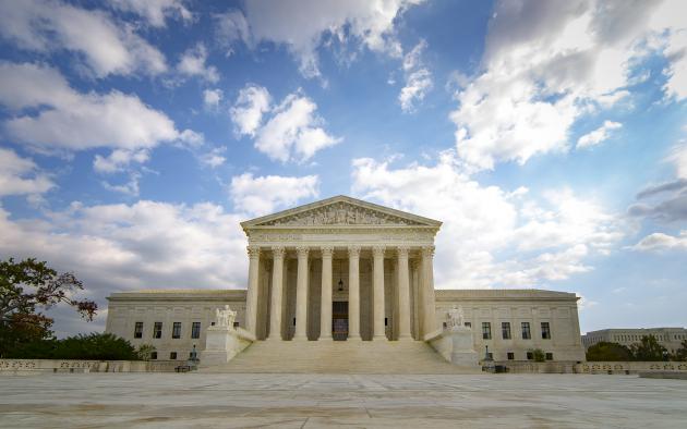 exterior view of the US Supreme Court