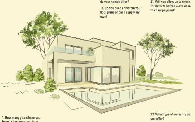 23 questions to ask your homebuilder infographic