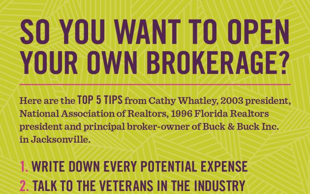 So You Want to Open Your Own Brokerage infographic
