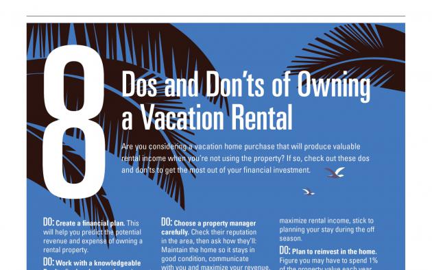 Vacation rental infographic
