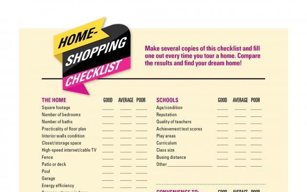 Home Buying Checklist infographic