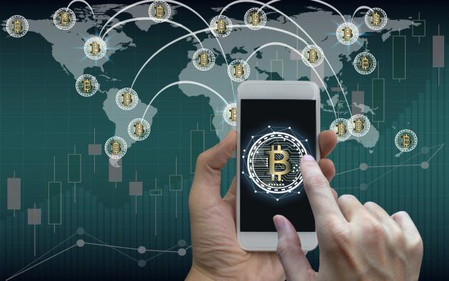 Many with cellular phone trading internationally with Bitcoin