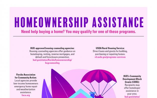 Homeownership Assistance infographic