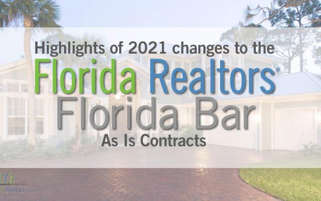 Webinar: 2021 Changes to Residential & AS IS Contracts