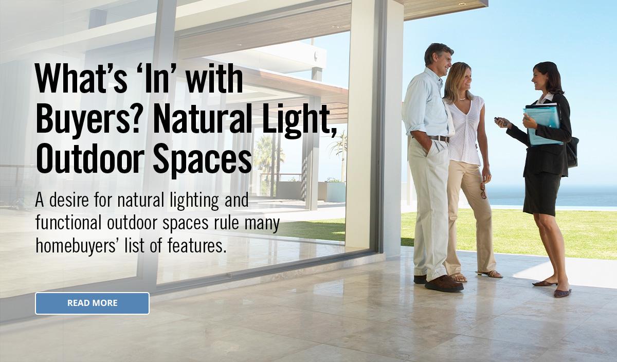 what's in with buyers - Open spaces