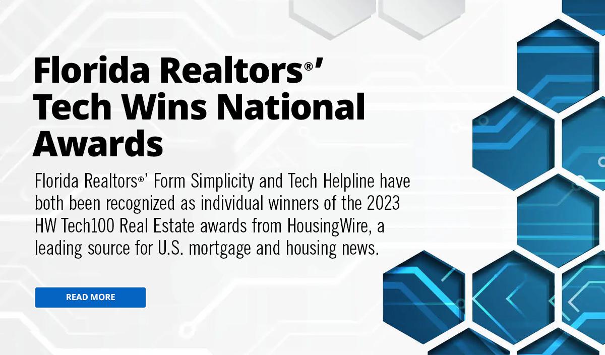 Florida Realtors®’ Tech Wins National Awards