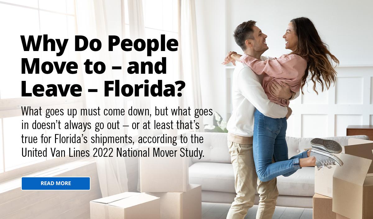 Why Do People Move to – and Leave – Fla.?