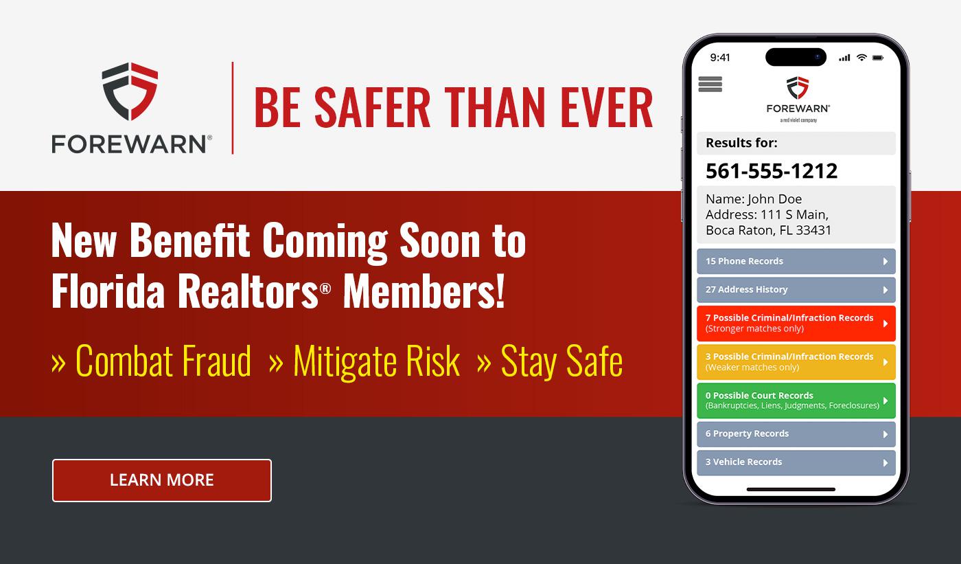 Forewarn Member Benefit