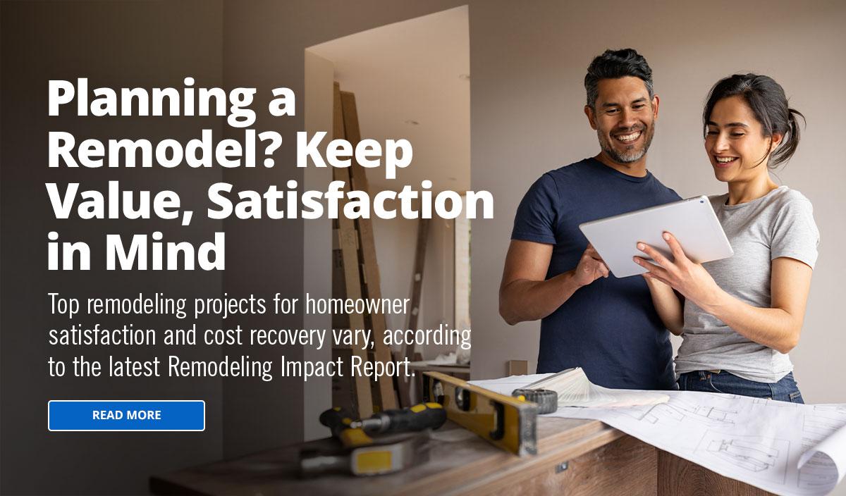 Couple remodeling their home