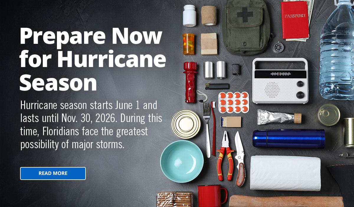 Prepare now for hurricane season