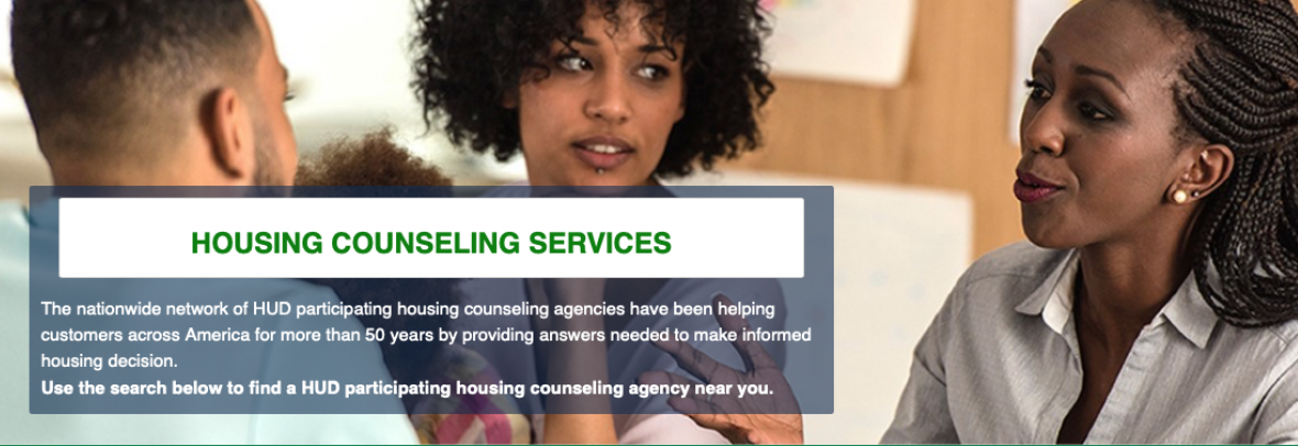 Photo of HUD's website with the new search tool
