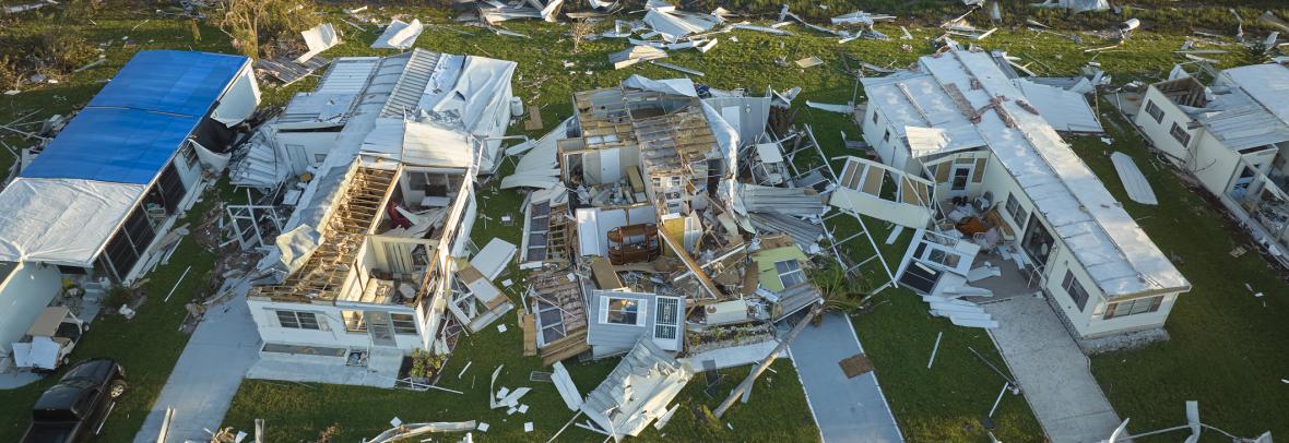 homes destroyed by Hurricane in Florida