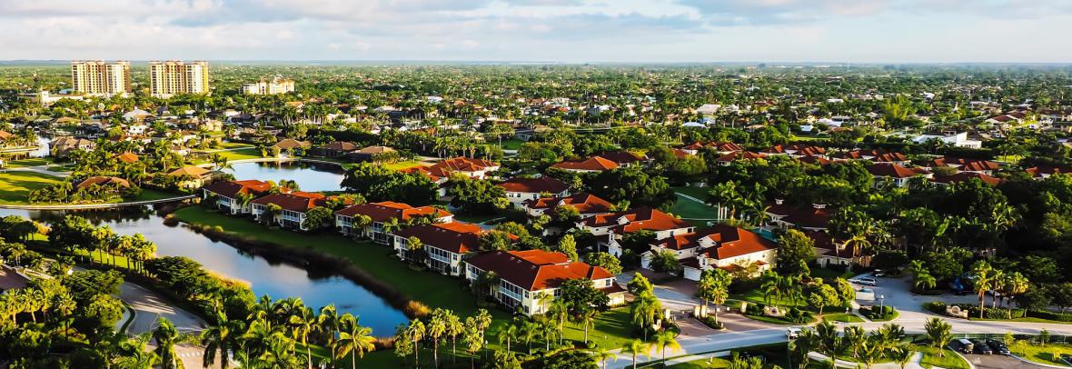 Drone photo of Cape Coral