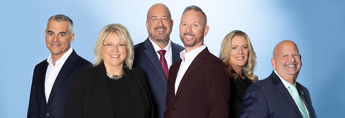Photo of 2025 Florida Realtors Officers on Blue background