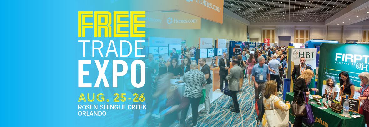 Free trade expo august 25-26 rosen shingle creek orlando