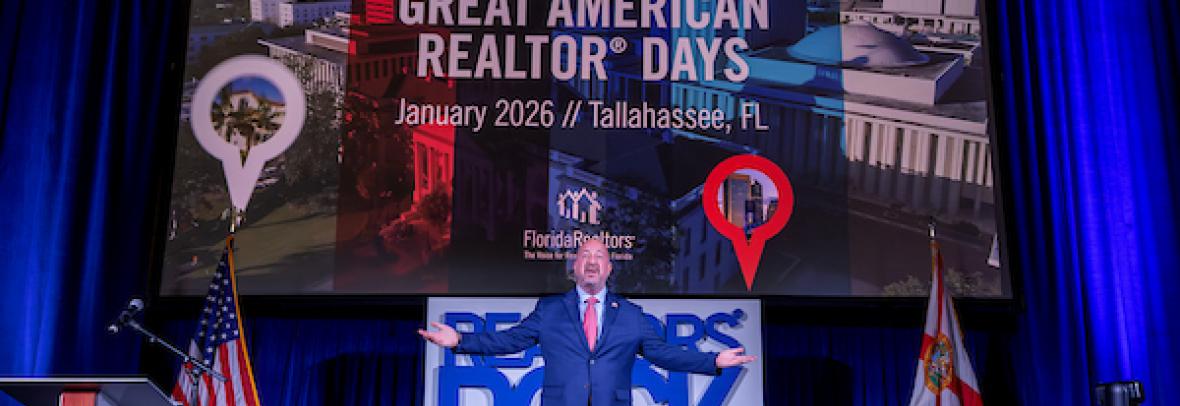 2026 Florida Realtors President Chuck Bonfiglio Jr. at 2026 GARD