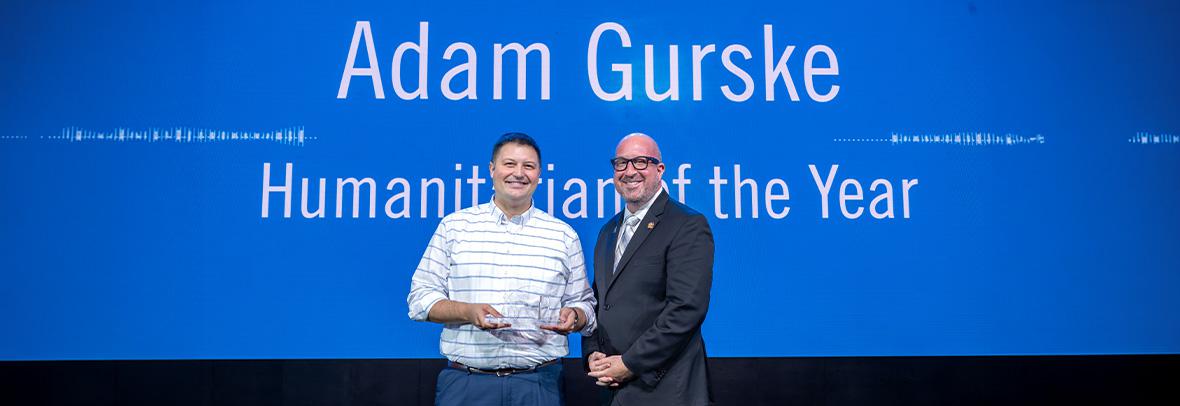 Adam Gurske Humanitarian of the Year
