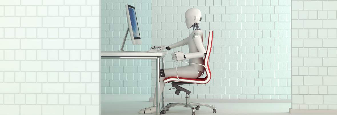 robot using a computer