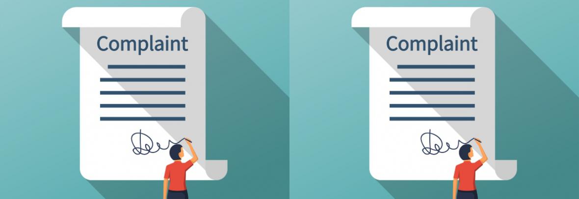 filing a complaint illustration