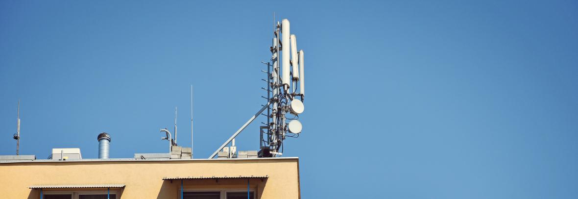 cell tower on a condo