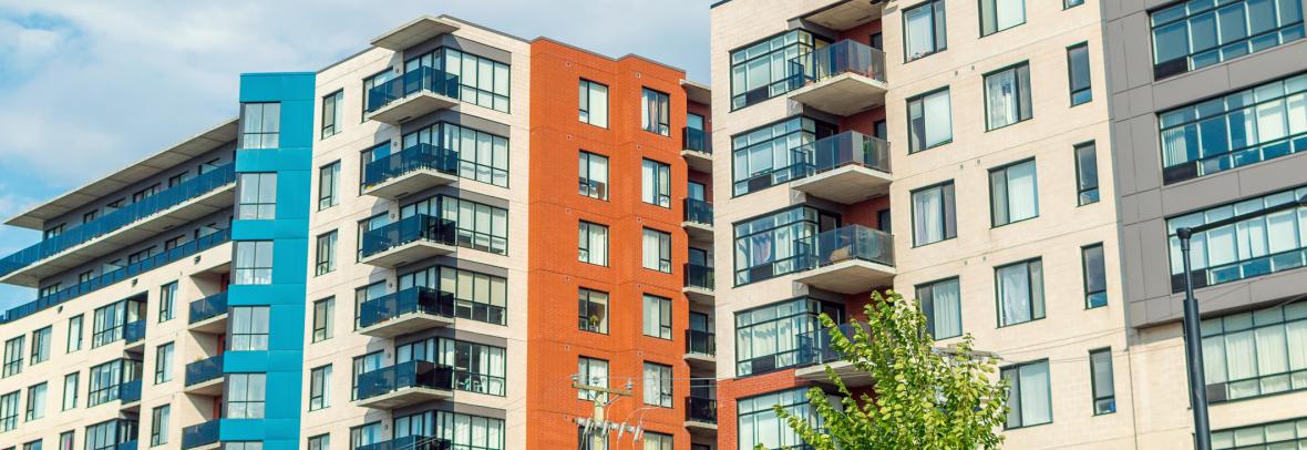 Row of condos
