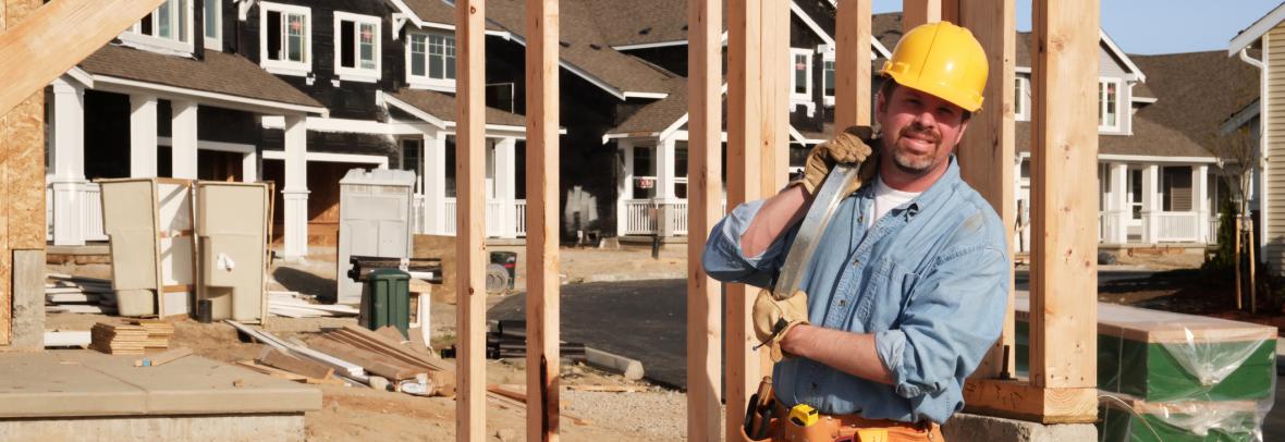 construction worker on work site