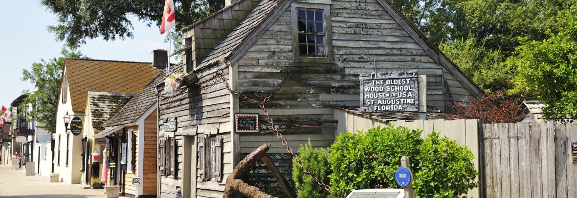 St. Augustine and oldest schoolhouse in the U.S.