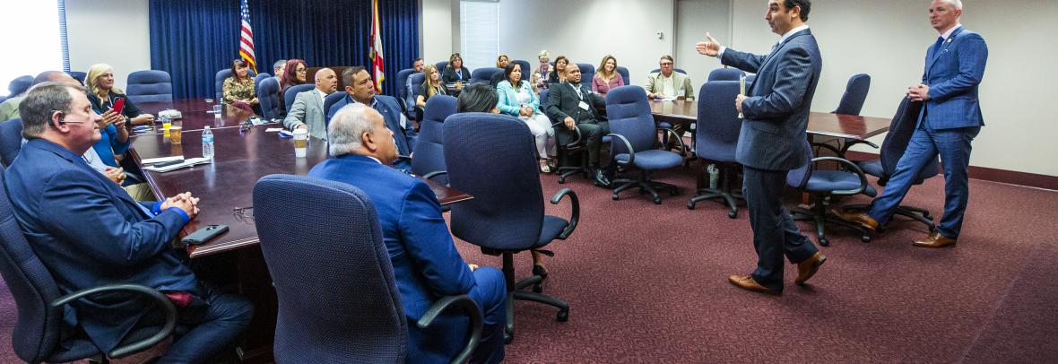 Realtors meet with Representative La Rosa during GARD.