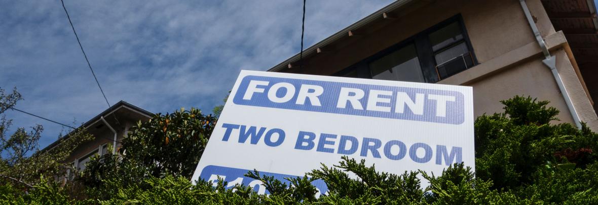 For rent sign