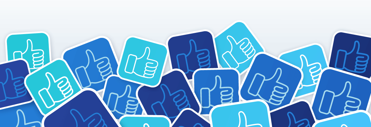 Facebook groups image using thumbs up icons