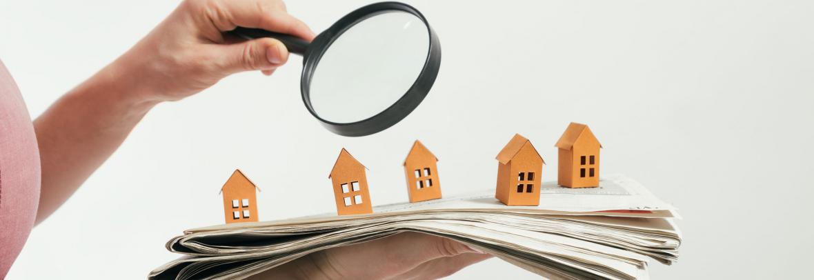 Concept of real estate, housing development.