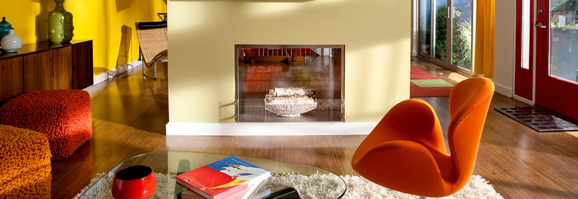 Photo of a beautifully decorated living room