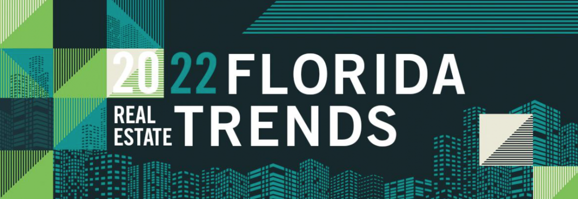 Green graphic that says 2022 Florida Real Estate Trends