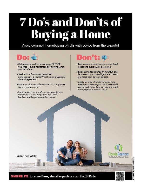 7 Do’s and Don’ts of Buying a Home infographic