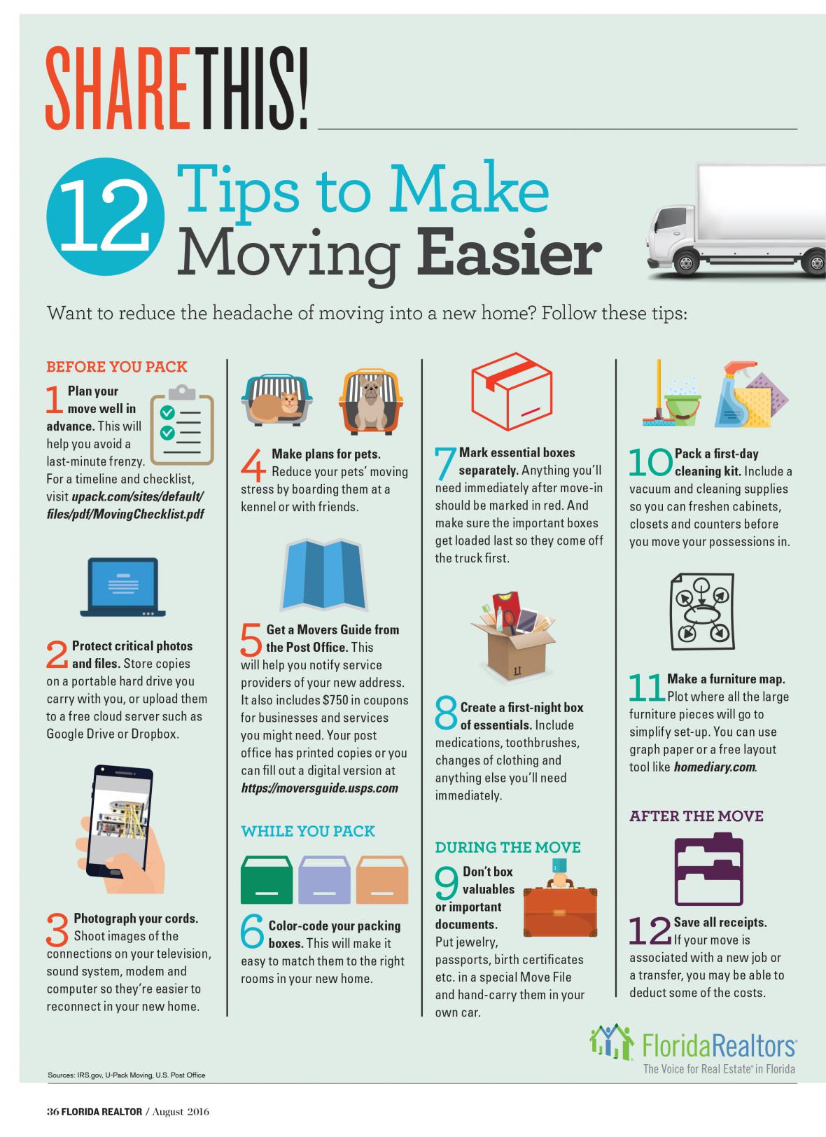 12 Tips to Make Moving Easier