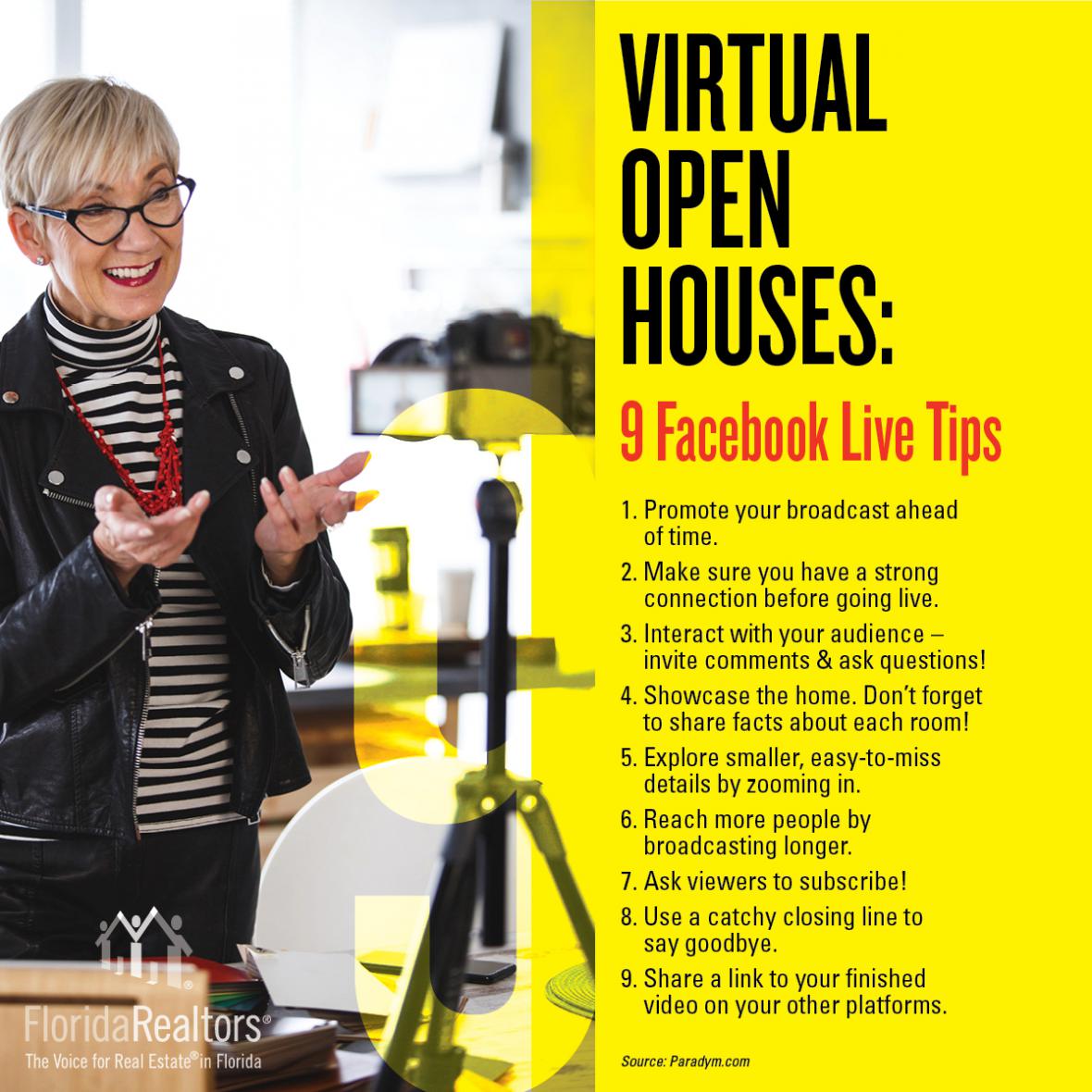 Virtual Open Houses: 9 Facebook Live Tips