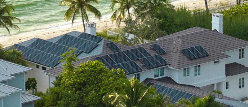 Solar Panels on Florida Home