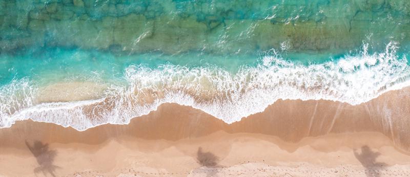 Photo of the shoreline of Florida