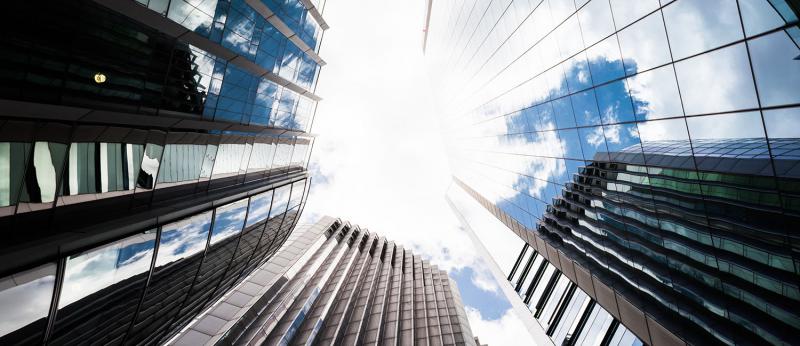buildings ground view
