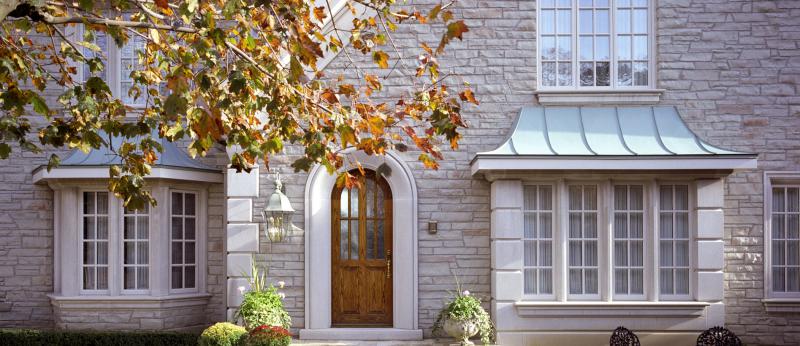 House with stone exterior