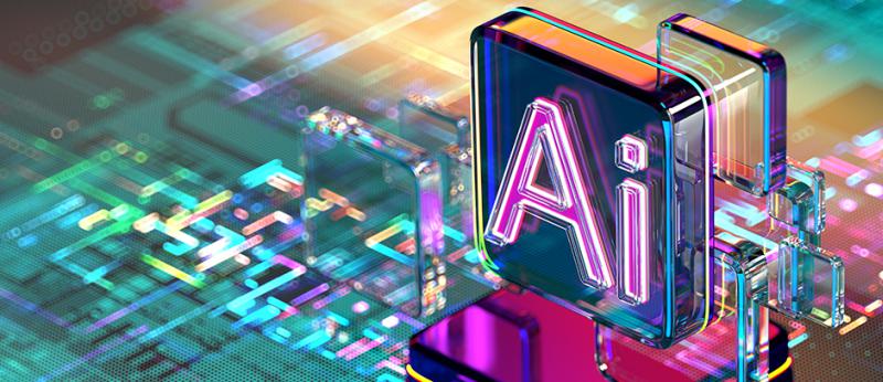 digital illustration of the letters AI 