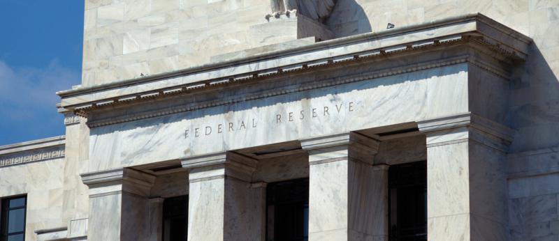 Front of the U.S. federal Reserve building