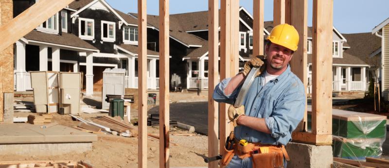 construction worker on work site