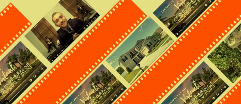 video film showing digital caravan videos